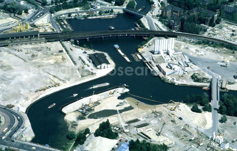 Aerial image Berlin - Umbau des Spreebogens in Mitte zum Regierungsviertel