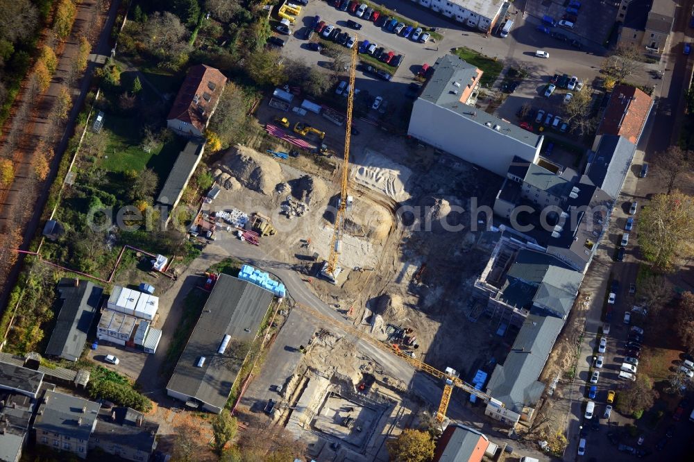 Potsdam from above - Renovations for new depot and workshops in Potsdam in Brandenburg