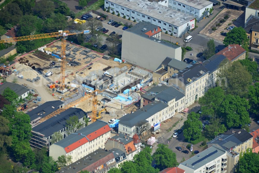 Potsdam from above - Renovations for new depot and workshops in Potsdam in Brandenburg