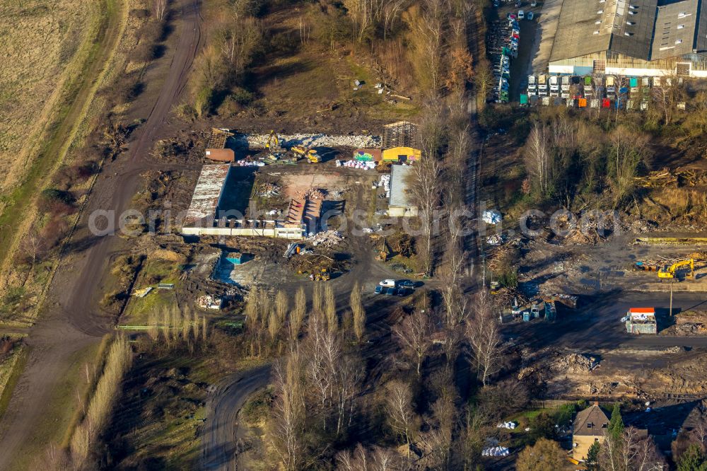 Aerial photograph Recklinghausen - Development, demolition and renovation work on the site of the former racing track - harness racing track as part of the integrated district development concept (ISEK) Hillerheide in Recklinghausen at Ruhrgebiet in the state of North Rhine-Westphalia, Germany