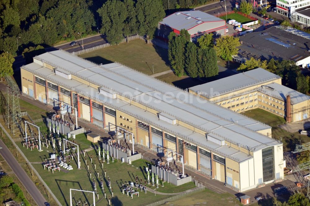 Aerial image Berlin Oberschöneweide - Substation at Fritz - Koenig - Weg in the district Oberschoeneweide in Berlin