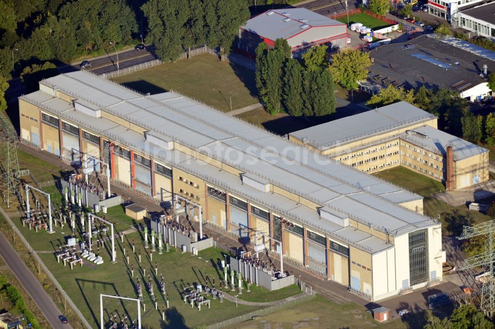 Aerial photograph Berlin Oberschöneweide - Substation at Fritz - Koenig - Weg in the district Oberschoeneweide in Berlin