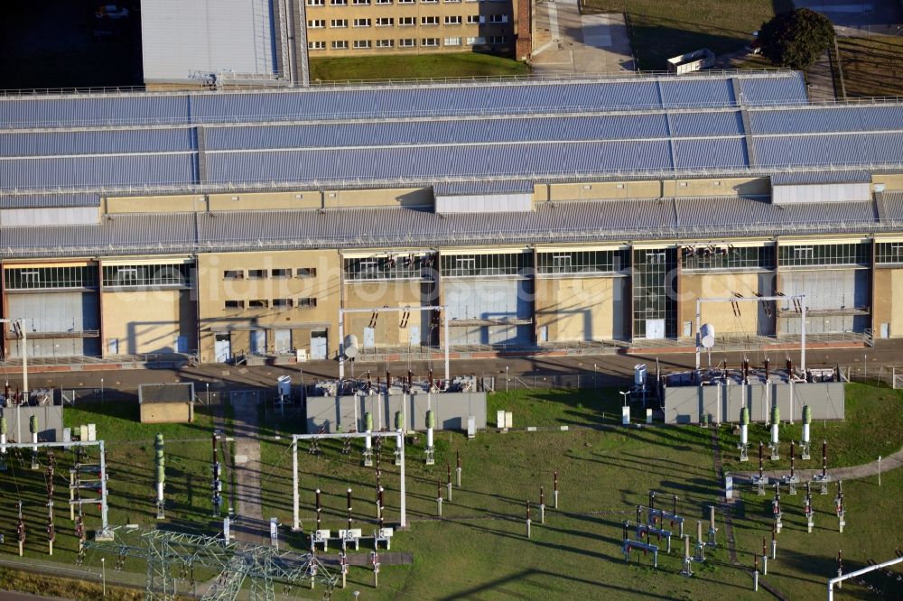 Berlin Oberschöneweide from above - Substation at Fritz - Koenig - Weg in the district Oberschoeneweide in Berlin