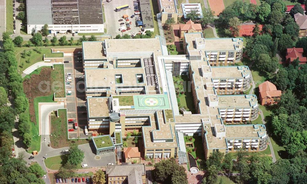 Aerial image Berlin-Hellersdorf - Unfallklinik Biesdorf in Berlin-Hellersdorf.