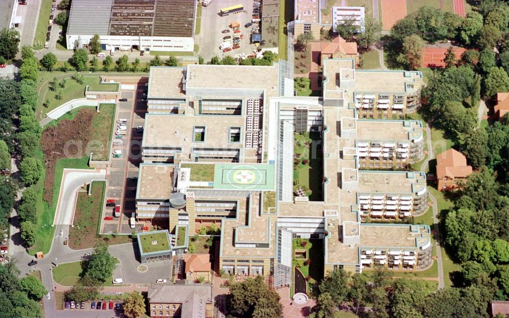 Aerial image Berlin-Biesdorf - Unfallklinik Biesdorf in Berlin-Hellersdorf.