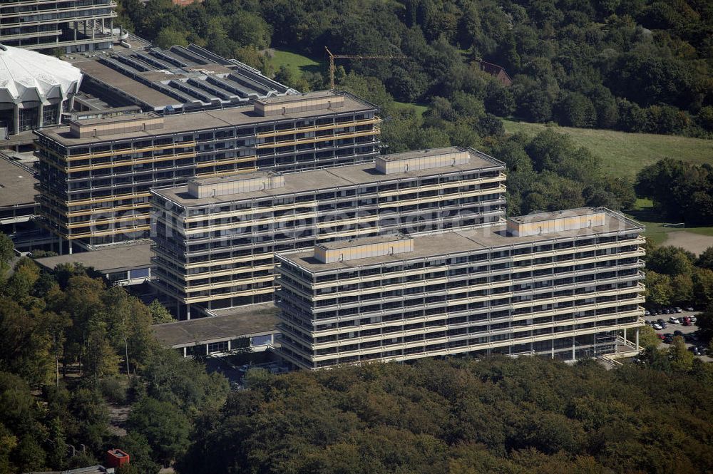 Aerial image Bochum - Blick auf die Ruhr-Universität Bochum.