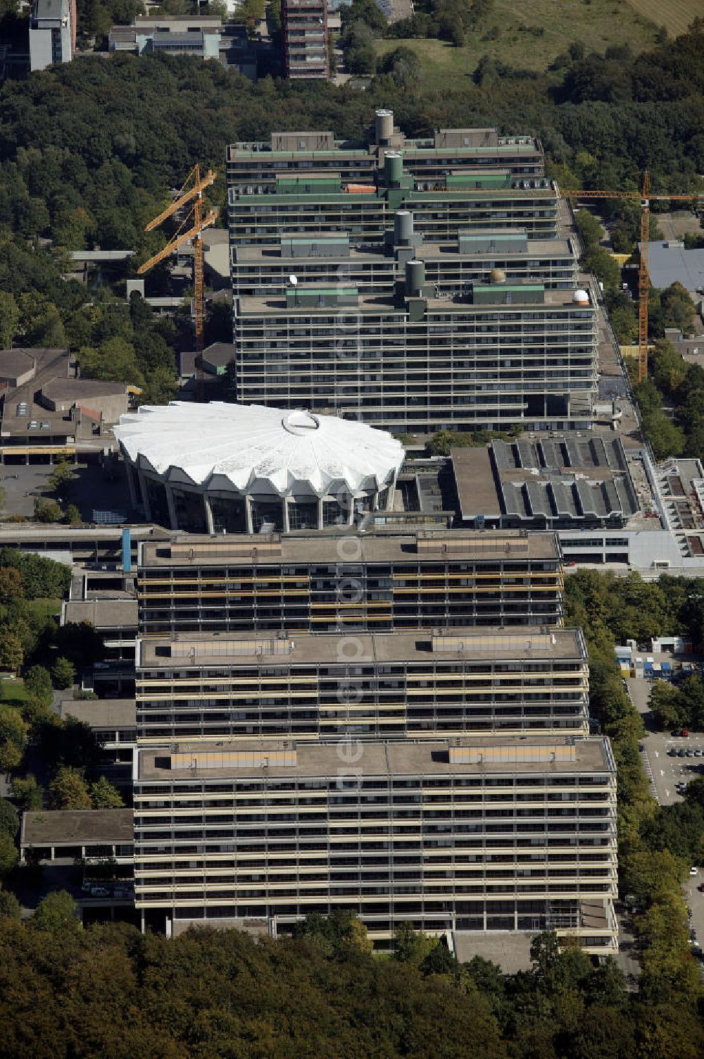 Aerial photograph Bochum - Blick auf die Ruhr-Universität Bochum.