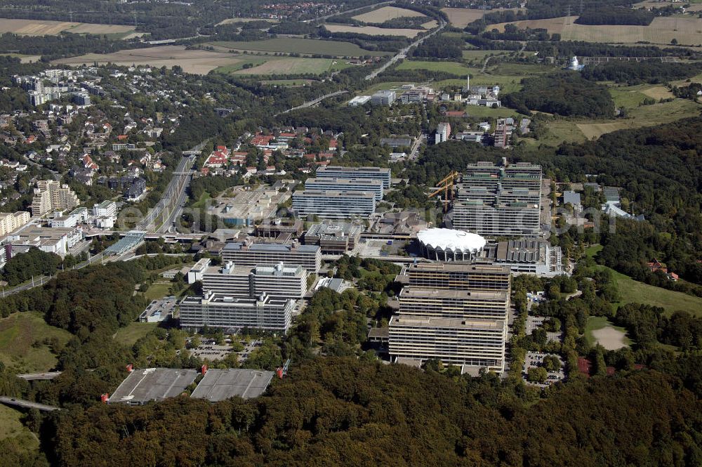 Bochum from the bird's eye view: Blick auf die Ruhr-Universität Bochum.