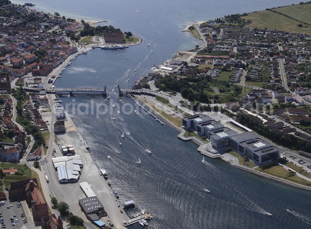 Aerial image Sonderburg - University Alsion on Alssund in Sonderborg in Denmark