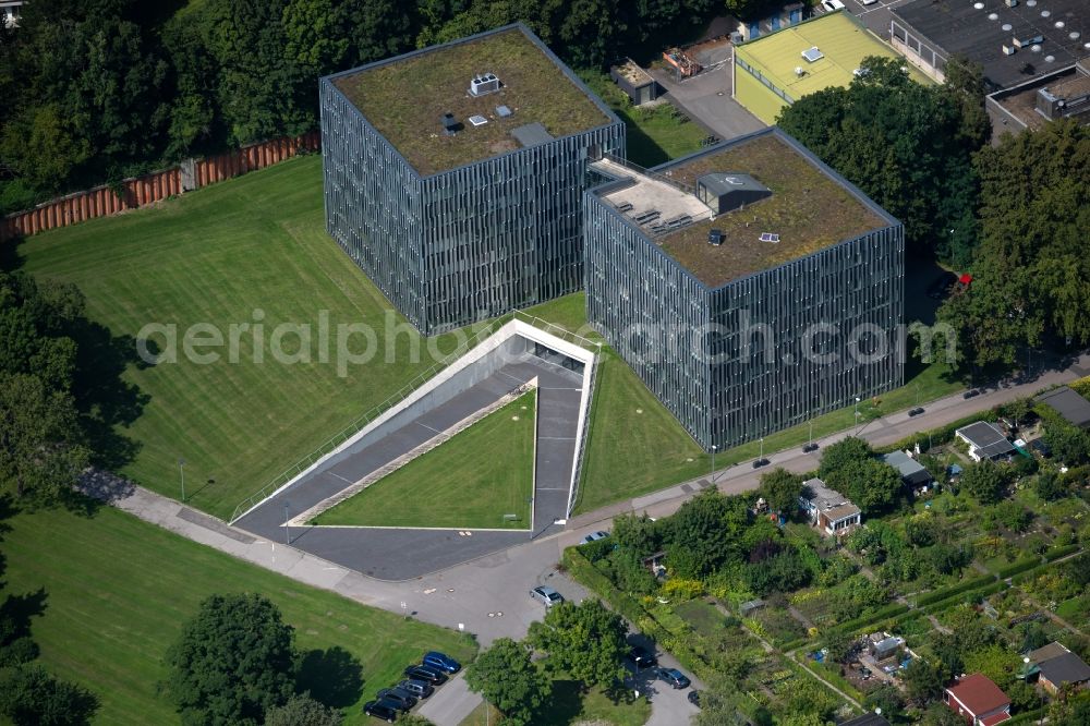 Aerial photograph Aachen - Campus University- area RWTH Aachen Institute for Communication Technologies and Embedded Systems on the Kopernikusstrasse in Aachen in the state North Rhine-Westphalia, Germany