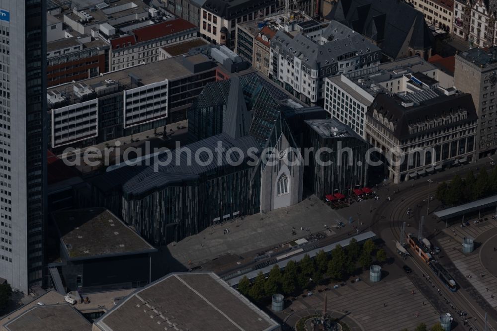 Aerial photograph Leipzig - Main university building Neues Augusteum on Augustusplatz in the district Zentrum in Leipzig in the state Saxony, Germany