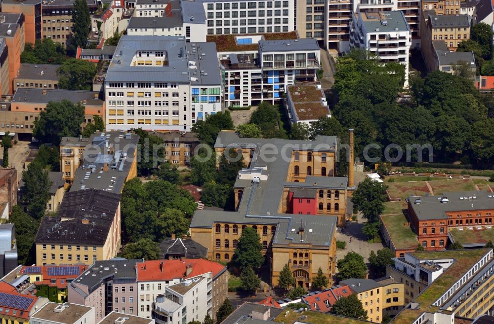 Berlin OT Mitte from above - View of the university library Campus North of the Humboldt University of Berlin