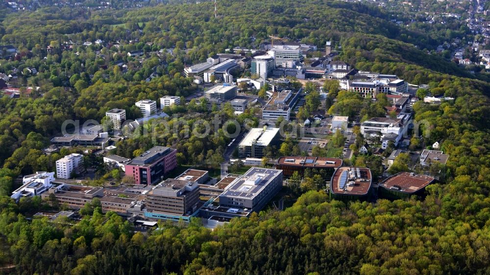 Aerial photograph Bonn - University Hospital Bonn on the Venusberg in Bonn in the state North Rhine-Westphalia, Germany