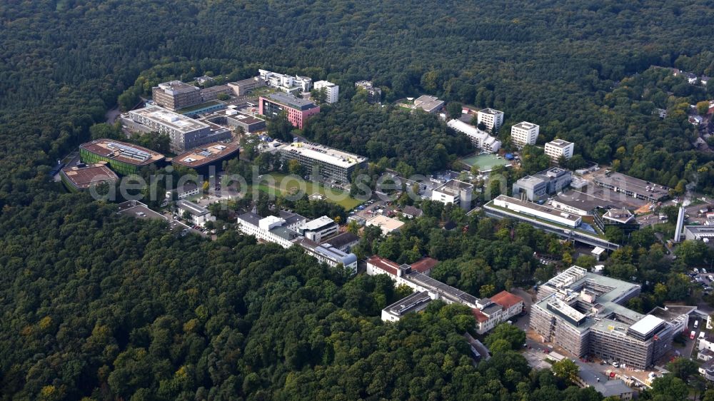 Aerial photograph Bonn - University Hospital Bonn on the Venusberg in Bonn in the state North Rhine-Westphalia, Germany