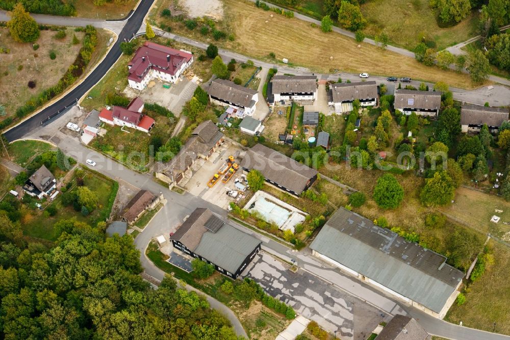 Aerial photograph Holzen - Administration building of the company of Banofamt fuer Familie and zivilgesellschaftliche Aufgaben Bildungszentrum in Holzen in the state Lower Saxony, Germany