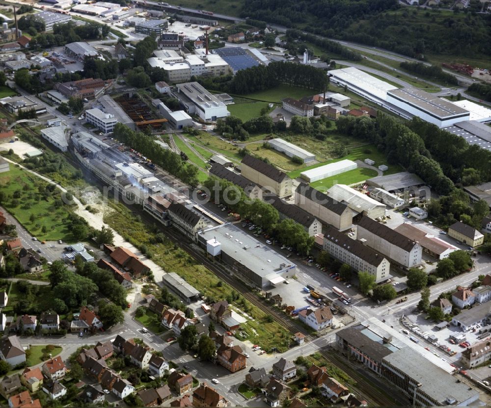 Aerial photograph Aalen - Administration building of the company of Gesenkschmiede Schneiof GmbH in Aalen in the state Baden-Wuerttemberg, Germany