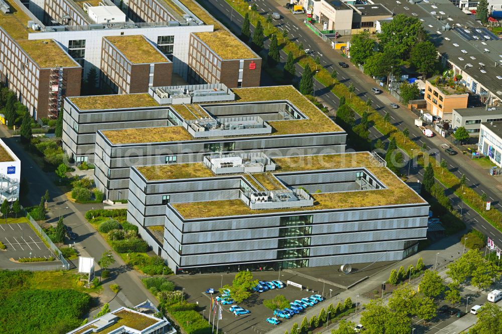 Aerial image Köln - Administration building of the company NetCologne Gesellschaft fuer Telekommunikation mbH - Unternehmenszentrale on street Am Coloneum in the district Ossendorf in Cologne in the state North Rhine-Westphalia, Germany