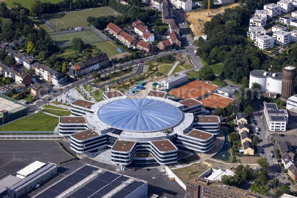 Mönchengladbach from above - Administration building of the company Campus of SMS group on street Ohlerkirchweg in the district Westend in Moenchengladbach in the state North Rhine-Westphalia, Germany