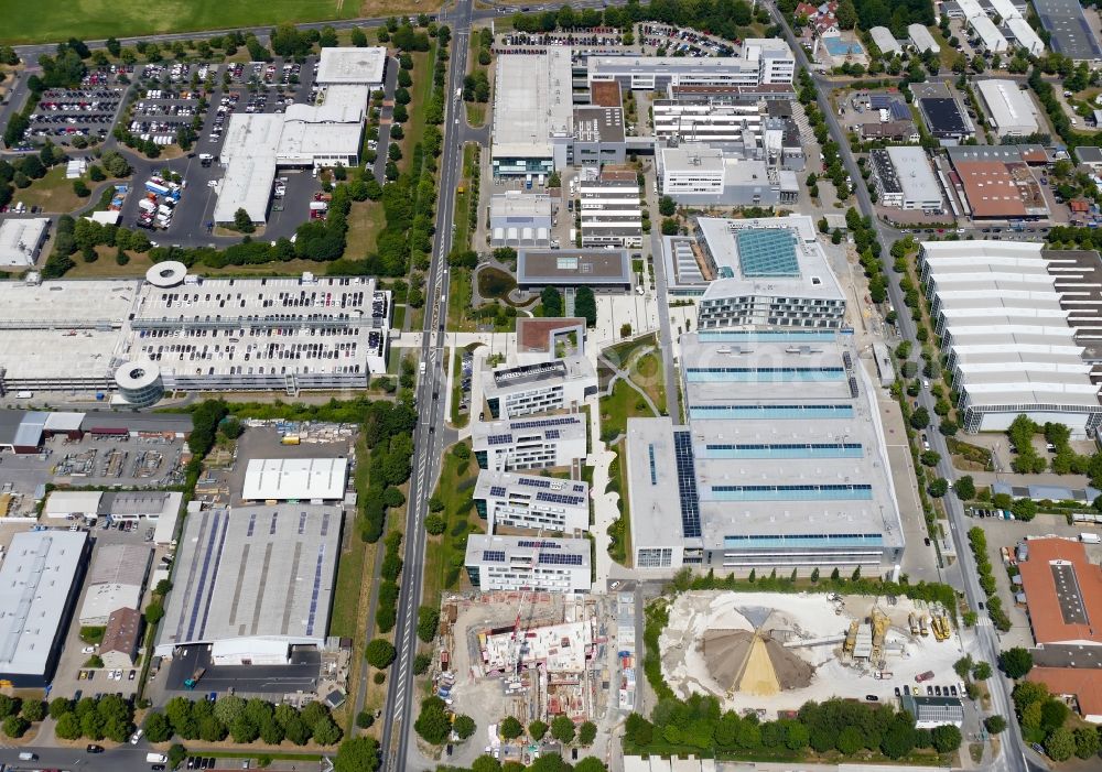 Göttingen from the bird's eye view: Administration building of the company Sartorius AG in Goettingen in the state Lower Saxony, Germany