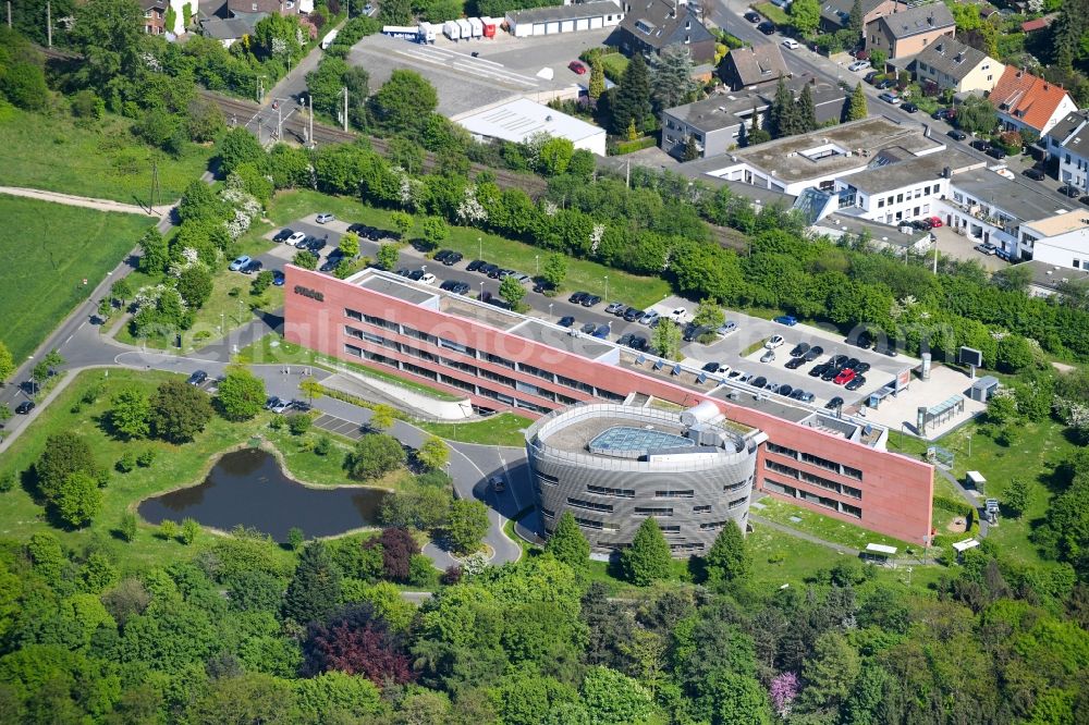 Aerial image Köln - Administration building of the company Stroeer on Stroeer-Allee in the district Suerth in Cologne in the state North Rhine-Westphalia, Germany