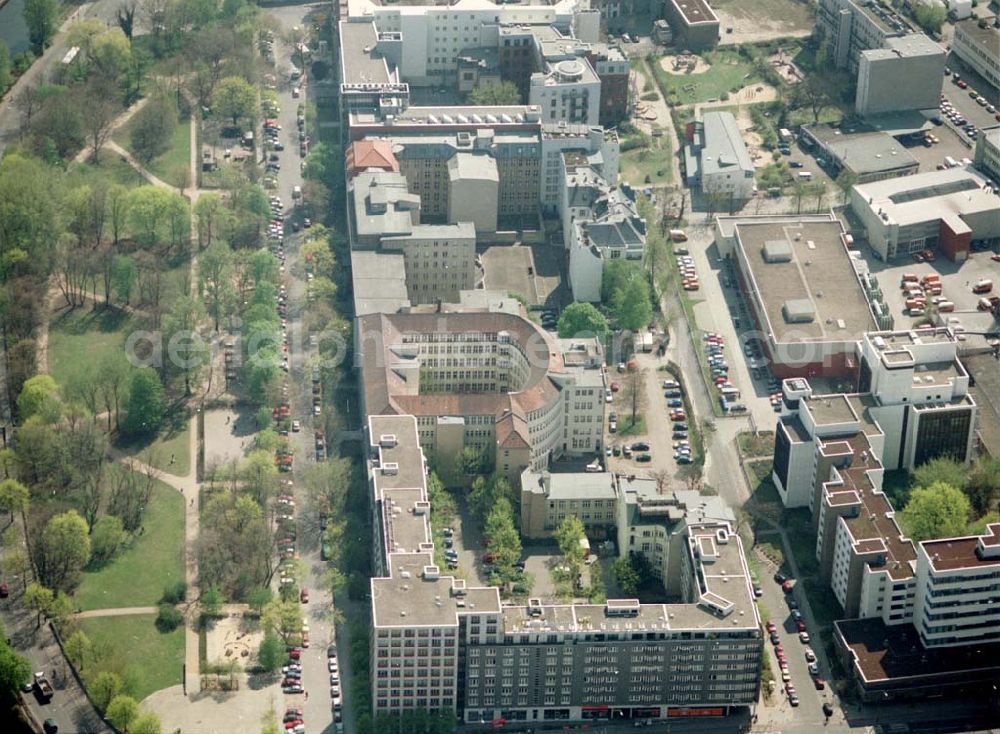 Aerial image Berlin - Tiergarten - Unternehmenssitz der Feuersozietät Öffentliche Leben Am Karlsbad 4-5 in 10785 Berlin - Tiergarten.