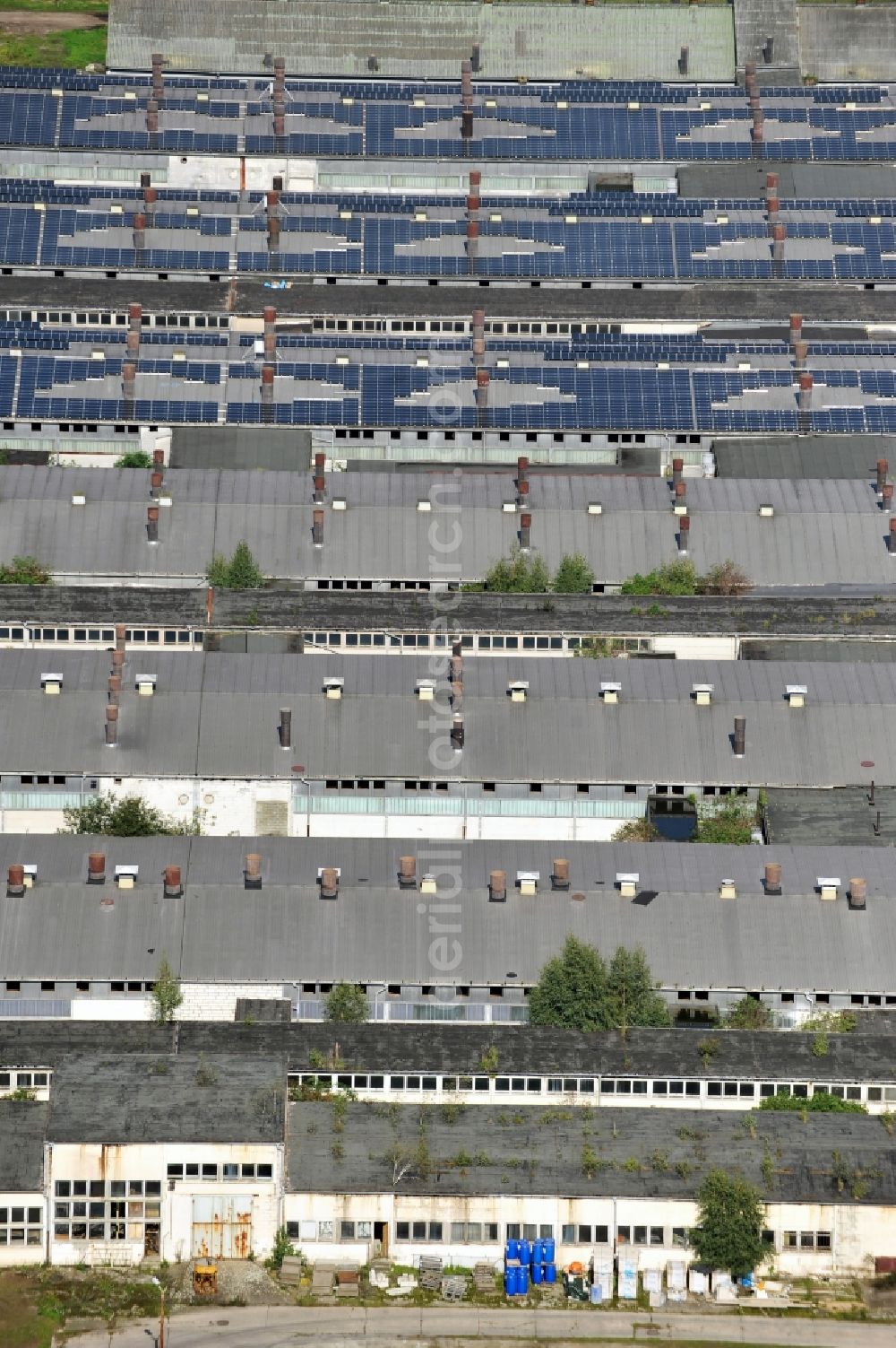 Burgstall OT Sandbeiendorf from the bird's eye view: View of arrangement of the van Gennip Tierzuchtanlagen GmbH & Co. KG in the district Sandbeiendorf of the town Burgstall in Saxony-Anhalt