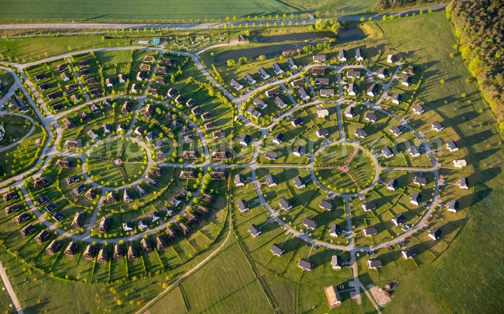 Dobbin-Linstow from the bird's eye view: View of the Van der Valk Resort Linstow in Dobbin-Linstow in the state Mecklenburg-West Pomerania