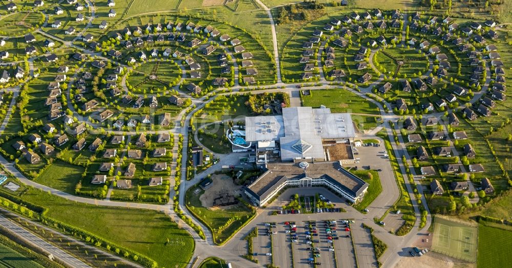 Dobbin-Linstow from the bird's eye view: View of the Van der Valk Resort Linstow in Dobbin-Linstow in the state Mecklenburg-West Pomerania