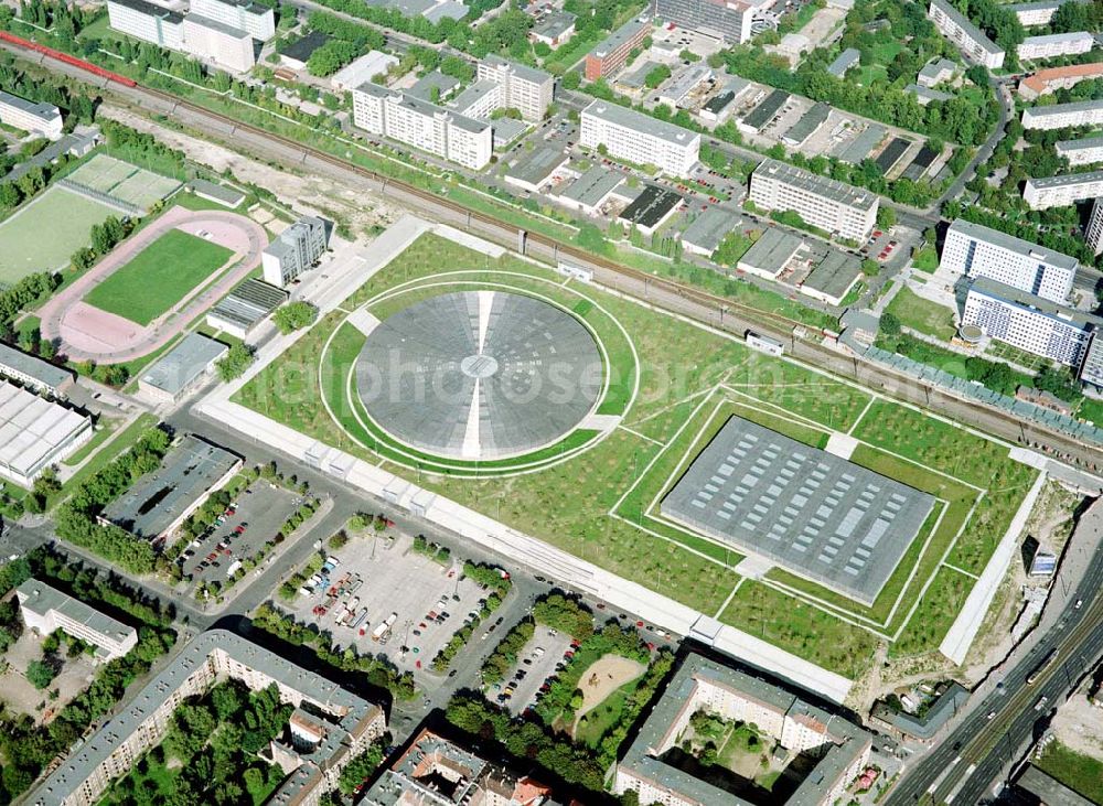 Berlin - Hellersdorf from the bird's eye view: Velodrom an der Landsberger Allee.,