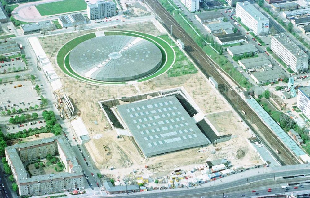 Aerial photograph Berlin - Velodrom an der Landsberger Allee in Berlin