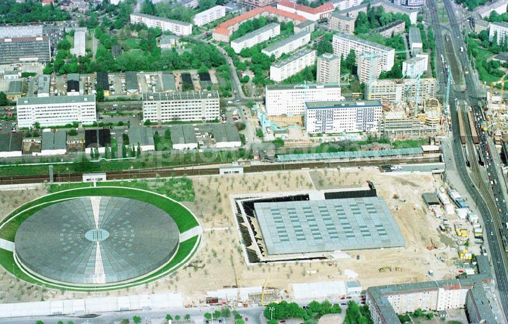 Berlin from the bird's eye view: Velodrom an der Landsberger Allee in Berlin