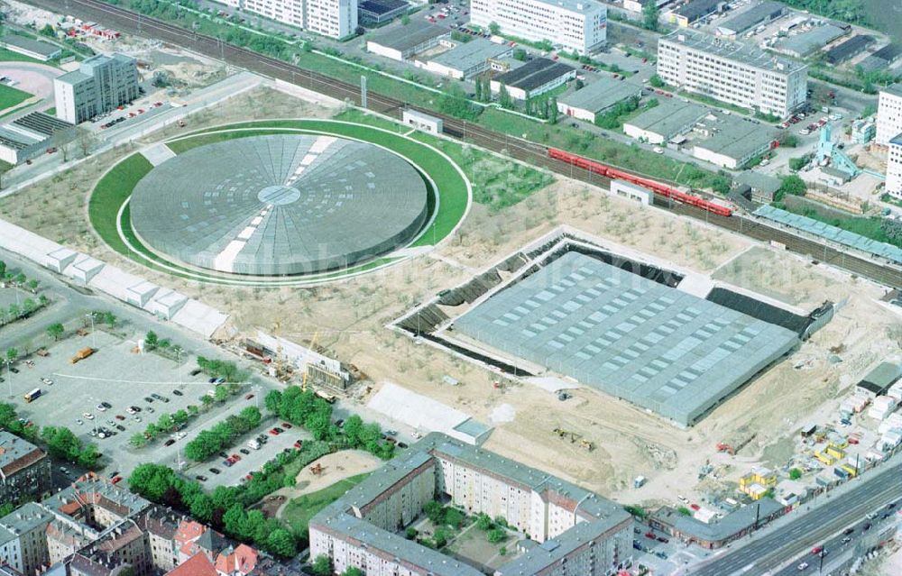 Aerial image Berlin - Velodrom an der Landsberger Allee in Berlin