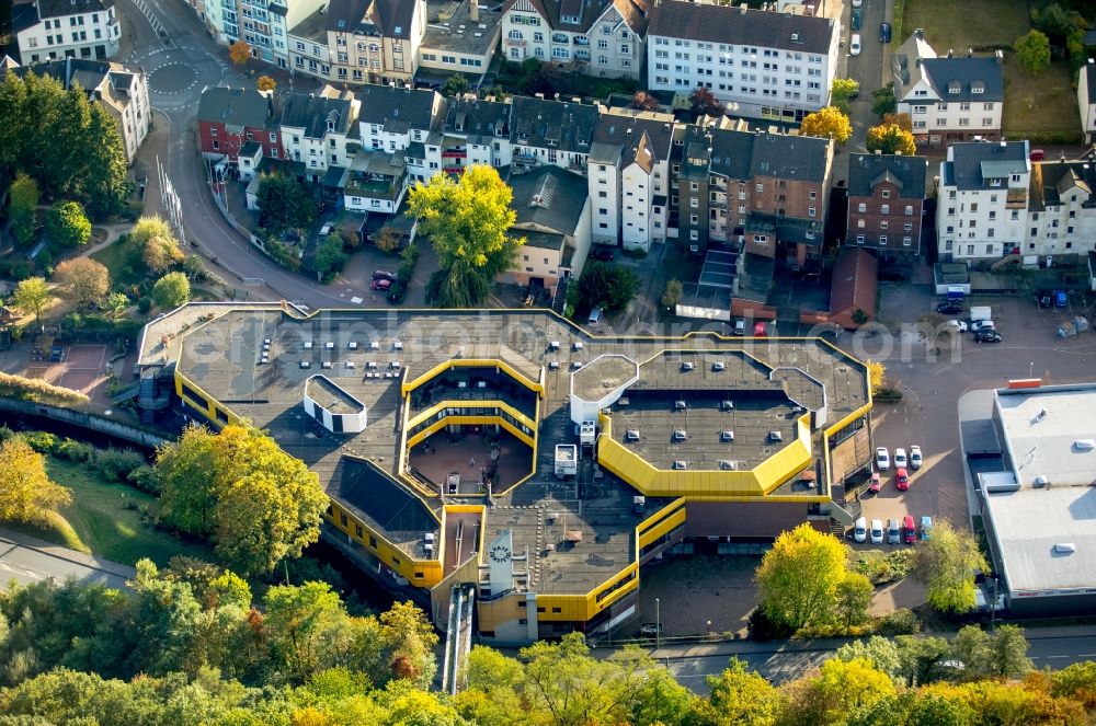 Aerial image Ennepetal - Building the indoor arena Haus Ennepetal and Leo Theater on Gasstrasse in Ennepetal in the state North Rhine-Westphalia, Germany