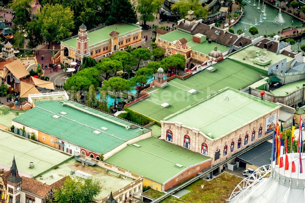 Rust from the bird's eye view: Event location in Rust in the state Baden-Wurttemberg, Germany