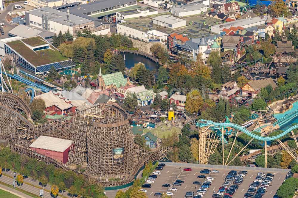 Rust from the bird's eye view: Event location in Rust in the state Baden-Wurttemberg, Germany