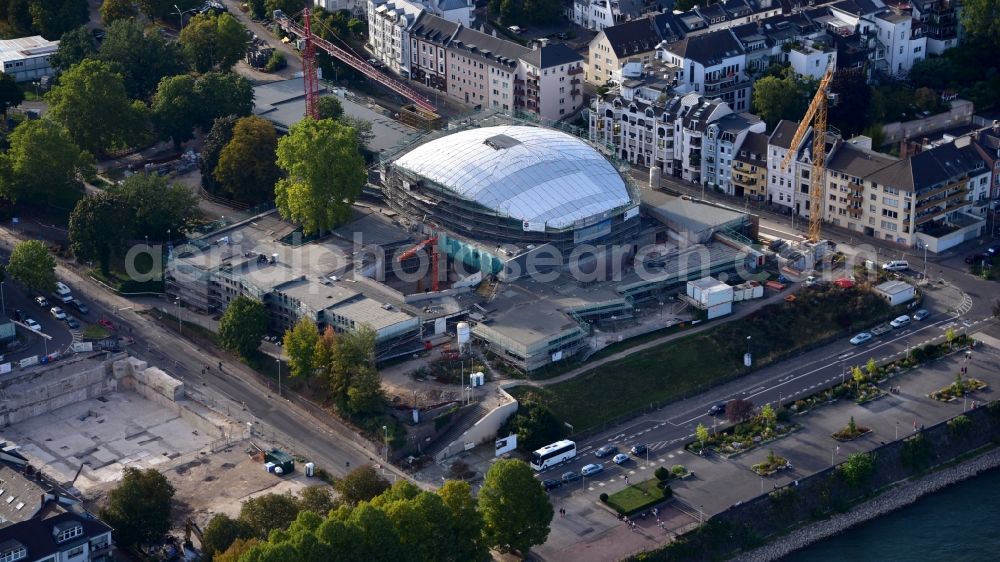 Bonn from the bird's eye view: Building of the indoor arena Beethovenhalle Bonn in the district Zentrum in Bonn in the state North Rhine-Westphalia, Germany