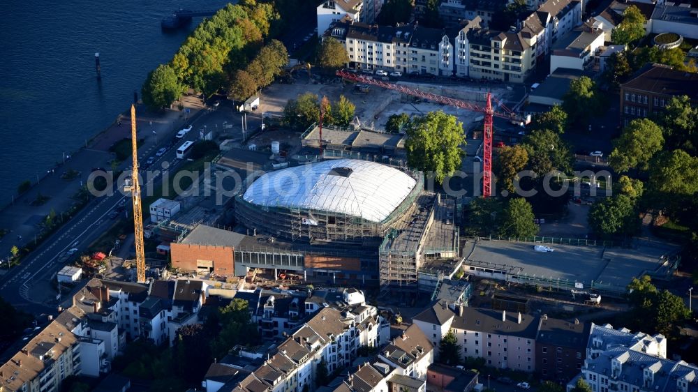 Aerial image Bonn - Building of the indoor arena Beethovenhalle Bonn in the district Zentrum in Bonn in the state North Rhine-Westphalia, Germany