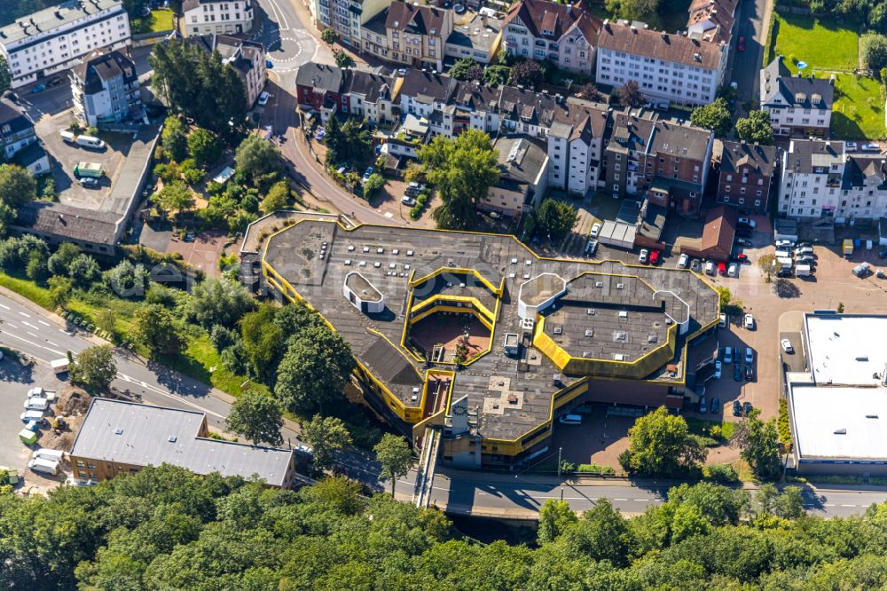 Aerial image Ennepetal - Building of the indoor arena Haus Ennepetal on street Gasstrasse in Ennepetal at Ruhrgebiet in the state North Rhine-Westphalia, Germany