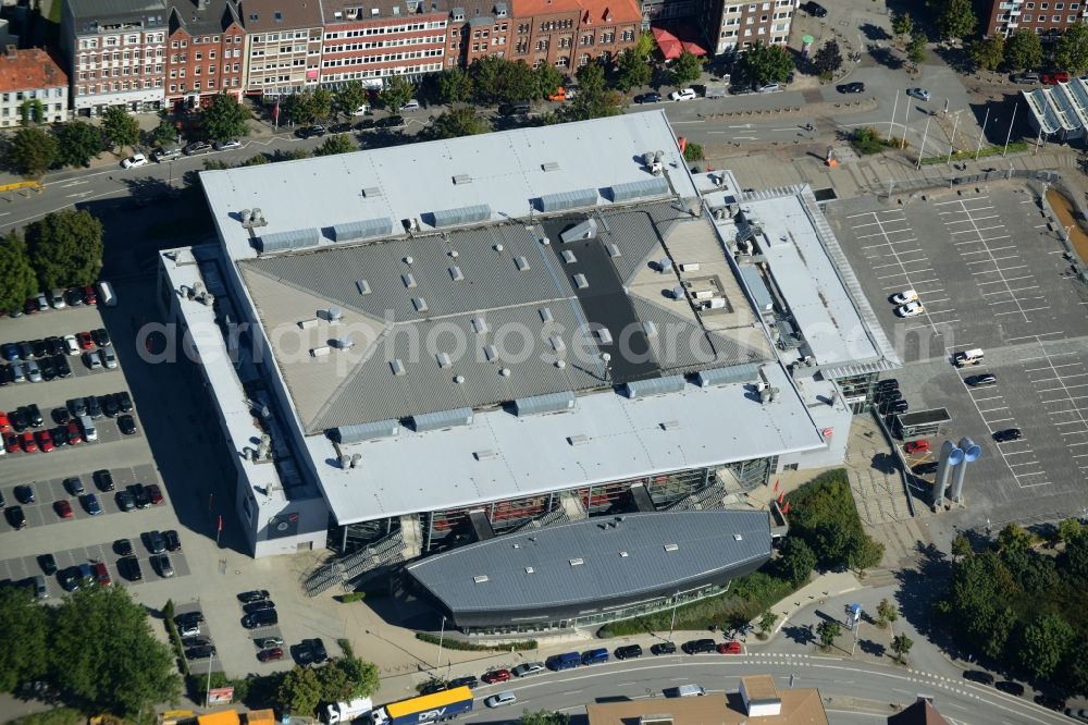 Kiel from above - Building the indoor arena Sparkassen-Arena-Kiel in Kiel in the state Schleswig-Holstein