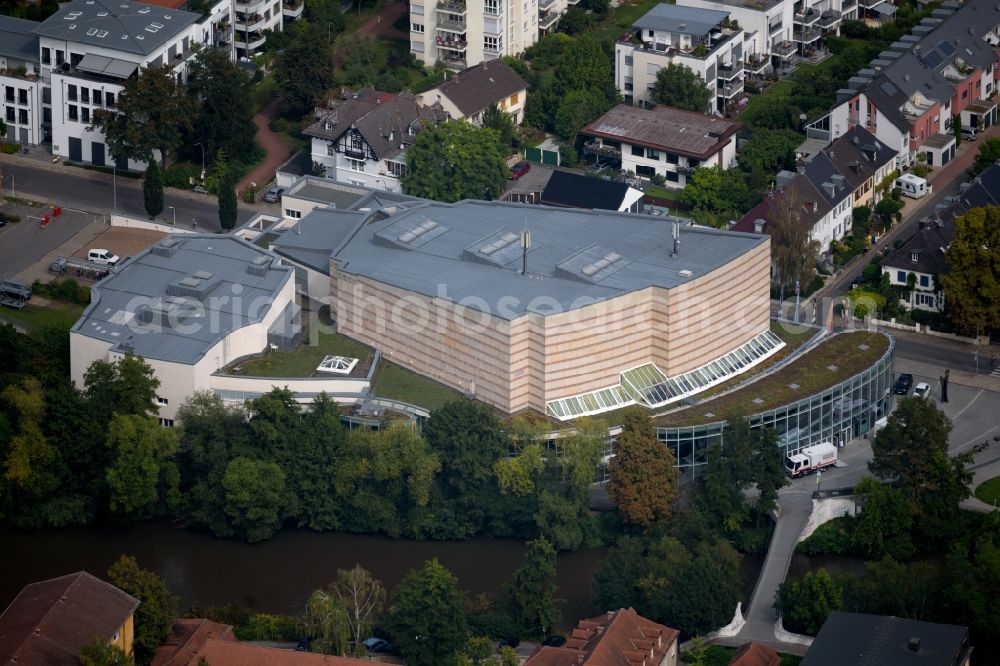 Aerial image Bamberg - Building of the indoor arena Konzerthalle on Mussstrasse in Bamberg in the state Bavaria, Germany