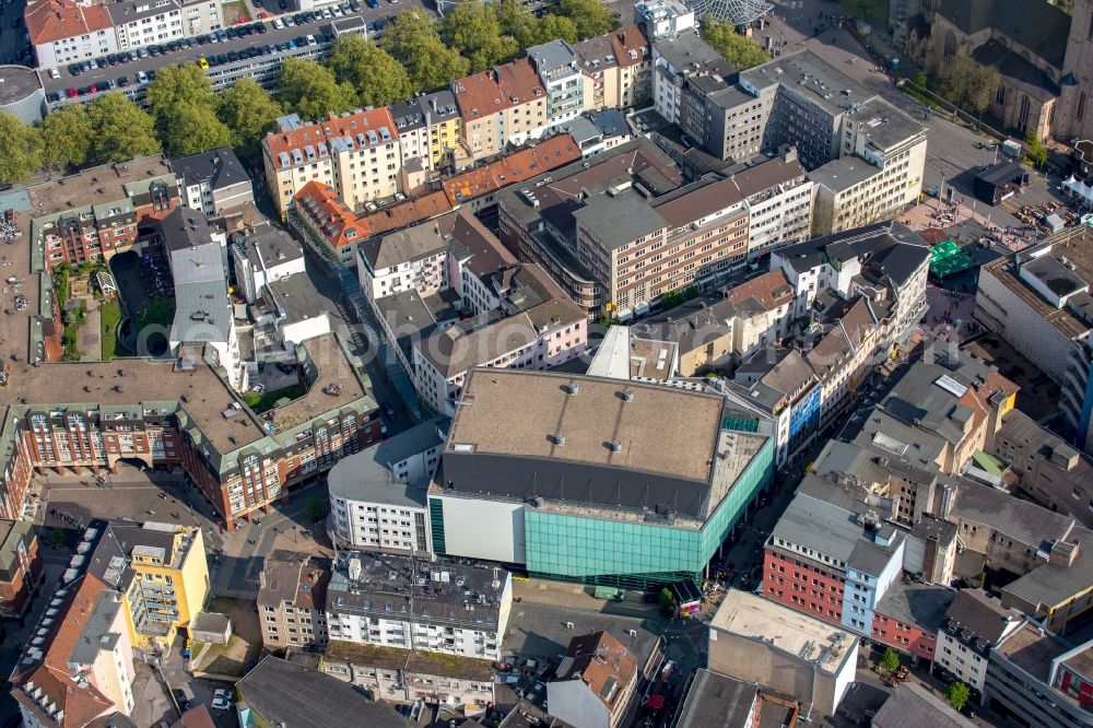 Aerial photograph Dortmund - Building of the indoor arena Konzerthaus Dortmund on Brueckstrasse in Dortmund in the state North Rhine-Westphalia, Germany