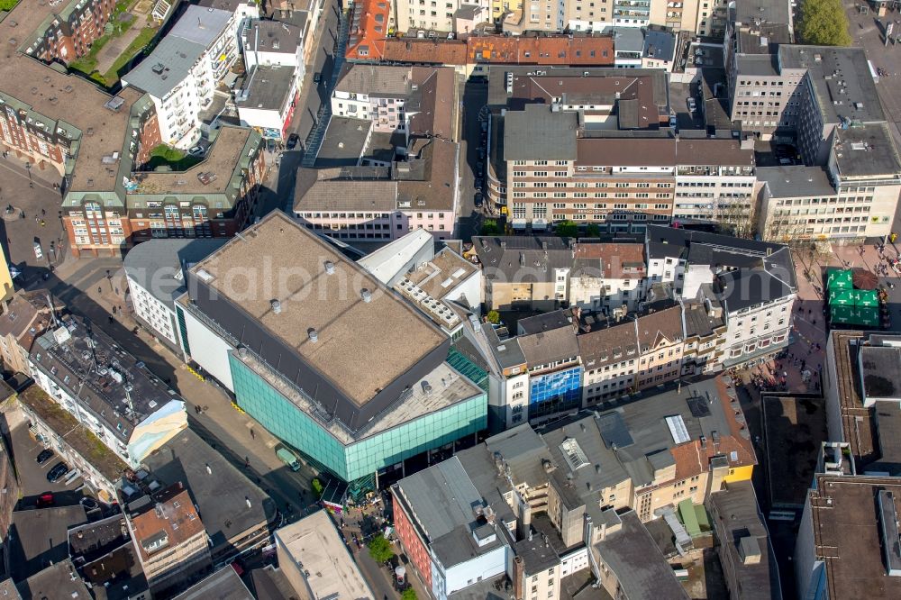 Aerial image Dortmund - Building of the indoor arena Konzerthaus Dortmund on Brueckstrasse in Dortmund in the state North Rhine-Westphalia, Germany