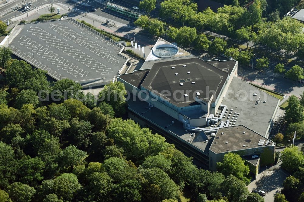 Aerial photograph Braunschweig - Building the indoor arena City Hall Braunschweig in Braunschweig in the state Lower Saxony