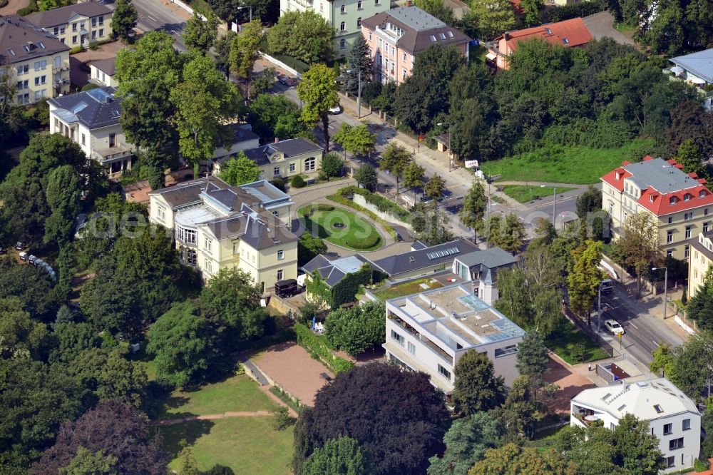 Aerial image Dresden - View of the event location Marcolinis Welt in Dresden in the state of Saxony