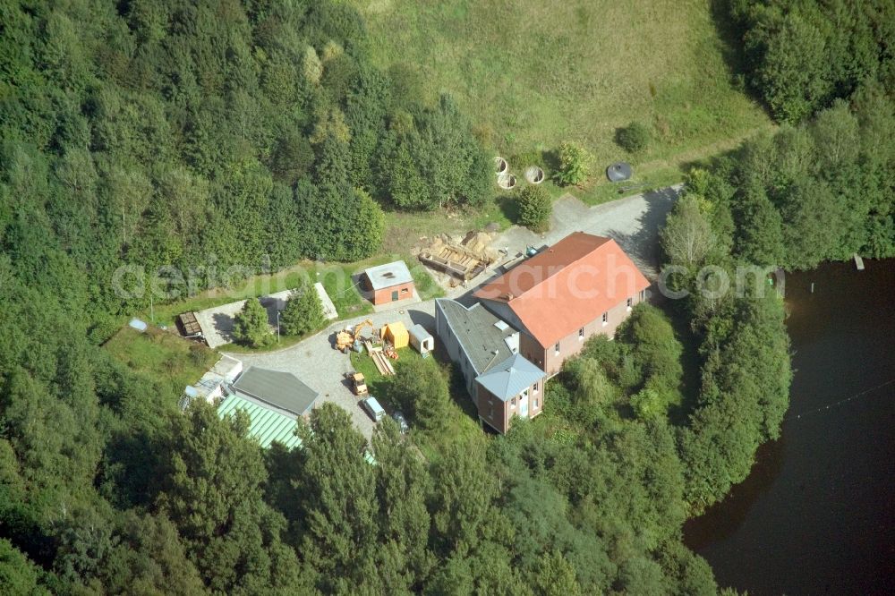 Aerial photograph Dörentrup - View of the composite landfill Dörentrup, a landfill waste disposal GmbH Lippe in North Rhine-Westphalia