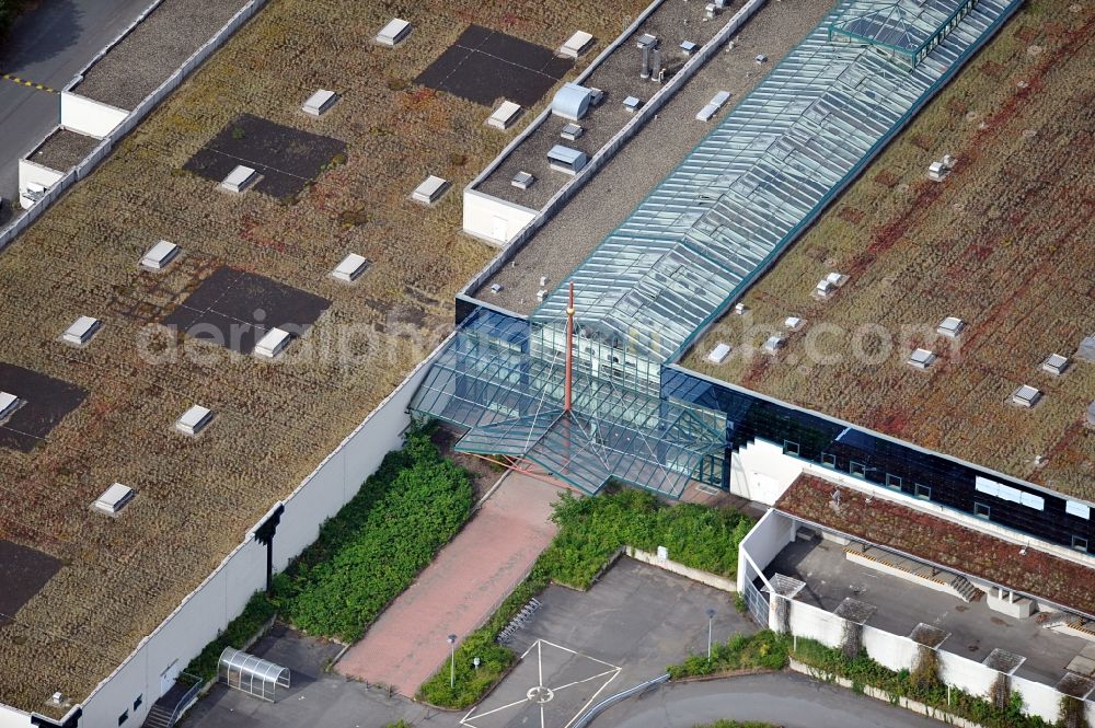 Aerial image Berlin - Derelict former store of the company Berliner Möbel-Max GmbH on Landsberger Allee in Berlin Hohenschönhausen