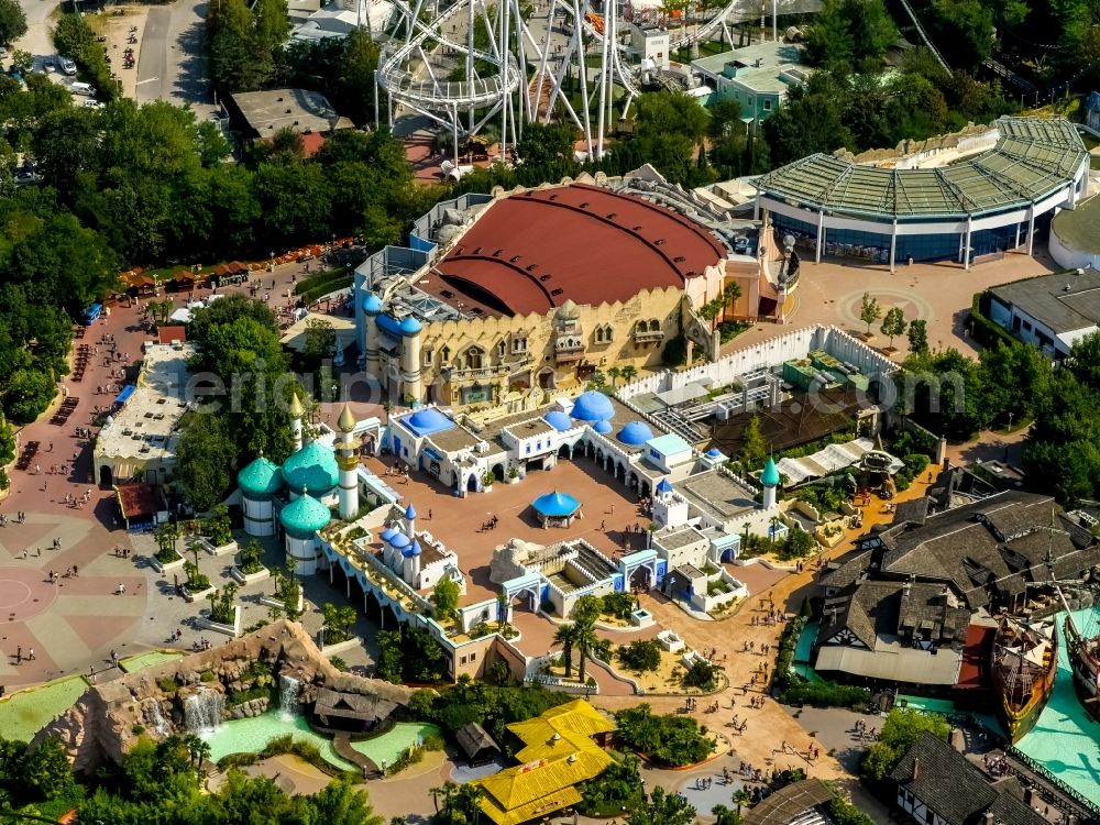 Aerial photograph Ronchi - Leisure Centre - Amusement Park Gardaland in Ronchi in Veneto, Italy