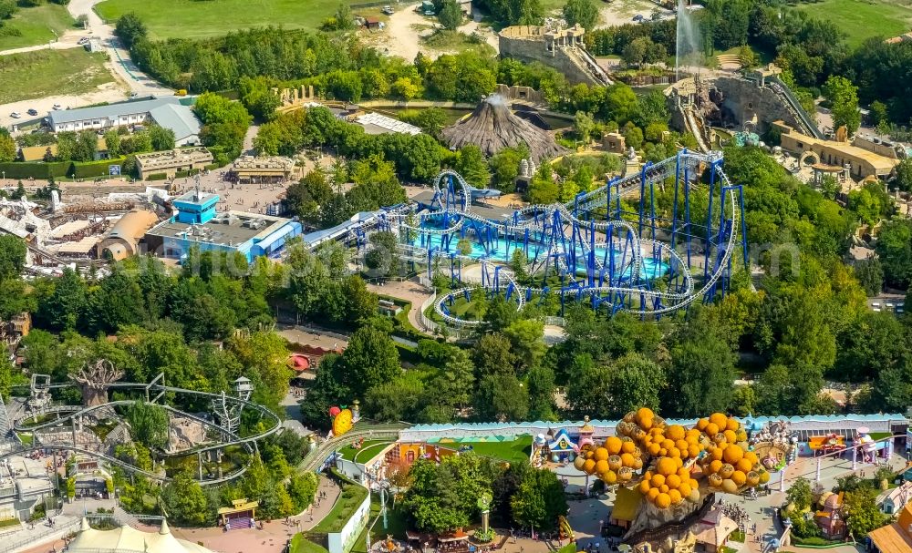 Aerial photograph Ronchi - Leisure Centre - Amusement Park Gardaland in Ronchi in Veneto, Italy