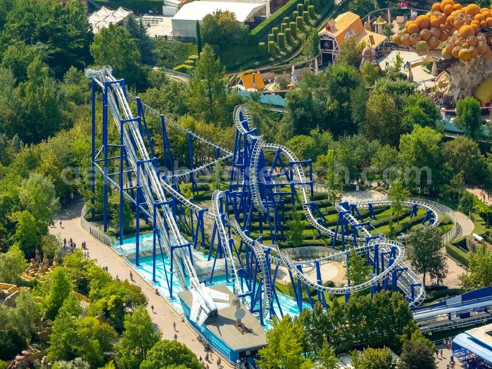 Ronchi from the bird's eye view: Leisure Centre - Amusement Park Gardaland in Ronchi in Veneto, Italy