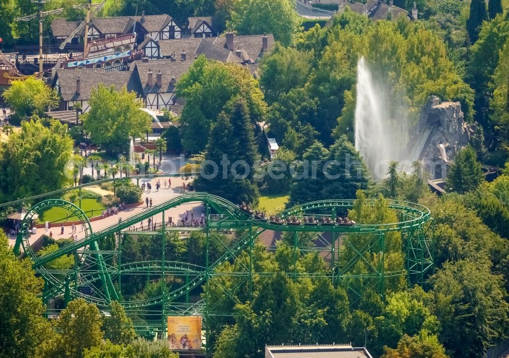 Aerial photograph Ronchi - Leisure Centre - Amusement Park Gardaland in Ronchi in Veneto, Italy